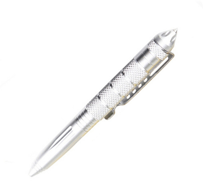 호신용 1 디펜스 스팅어 볼펜 다기능 펜 자기 방어 텅스텐 스틸 보안 보호 삼단봉, 베이지, 1개