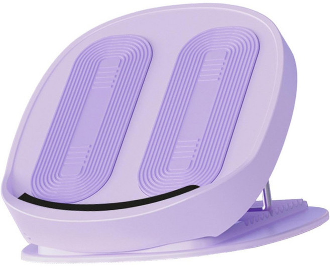 발 들것 미끄럼 방지 전문 훈련 스트레칭 보드 접이식 스트레칭 경사 페달 기어 조절 가능한 스트레칭 홈 체육관 장비 종아리 근육 스트레칭 플레이트, 보라색