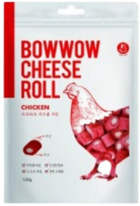 헌영프라임 바우와우 치즈롤(치킨맛) 200g