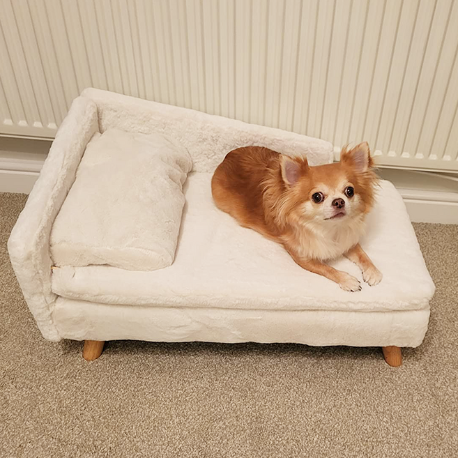 BingoPaw 강아지 고양이 L형 쇼파 침대 커버분리 쿠션 방석 포함 S/M, 1개