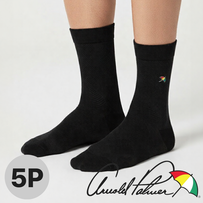 아놀드파마 남성용 신사 정장양말 다이아사선 단목 중목 5켤레