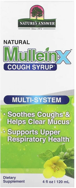 Nature's Answer 내추럴 Mullen-X 기침 시럽 멀티 시스템 120ml(4fl oz), NaturesAnswer내추럴MullenX기침시럽멀티시, 1개, 120ml - 쿠팡