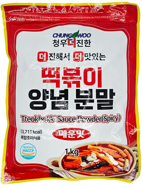 떡볶이양념분말(매운맛) 1KG/청우-, 1kg, 1개