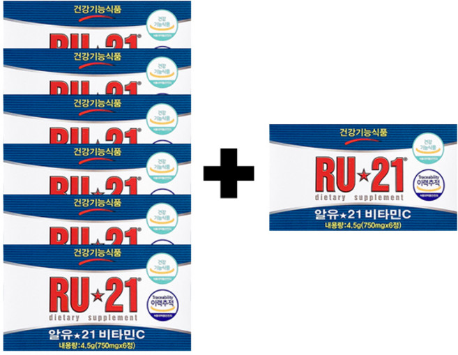 알유 21 비타민C, 6정, 7개