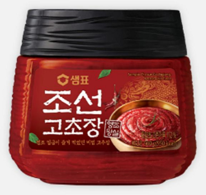 샘표 덜매운 고추장 조선고초장 식자재 엄마손맛 500g, 1개