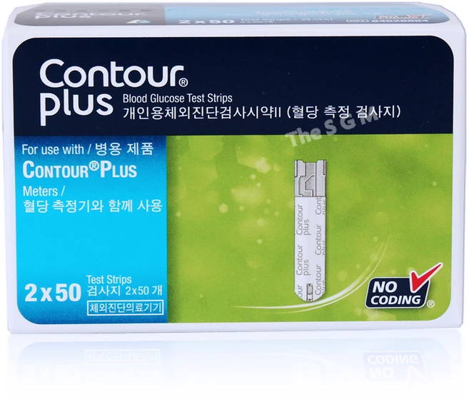컨투어 플러스 혈당시험지, 100개입, 1개 - 쿠팡