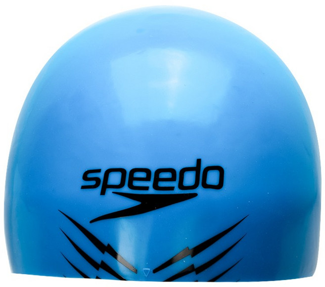 스피도 남녀공용 패스트 스킨 레이싱 캡 실리콘 수모 8-08216G753, 1개, 블루