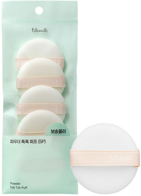 필리밀리 매끈밀착 쿠션팡팡 파우더톡톡 퍼프 3종 택1, 1개