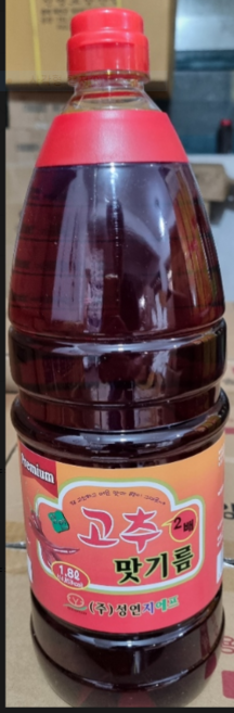 성연GF 고추맛기름 1.8L 8개