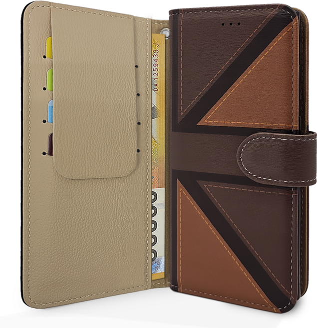 아리움 헤리스 런던 가죽 지갑형 카드 핸드폰 케이스