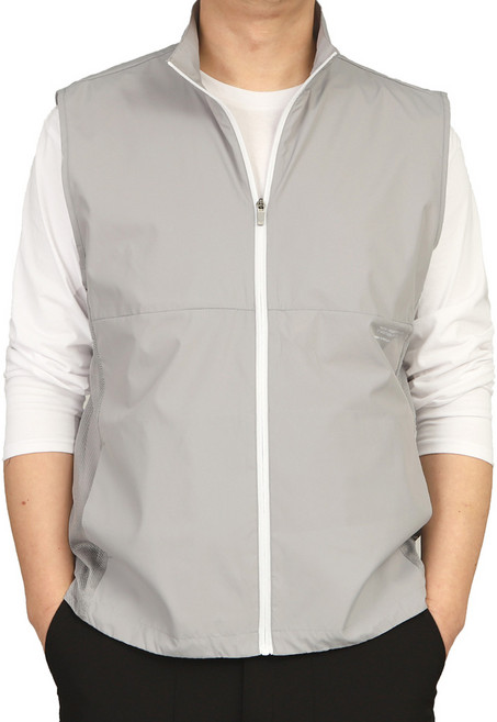 버팔로 남성용 BFVA3304 봄 여름 경량 매쉬 등산 조끼 작업복