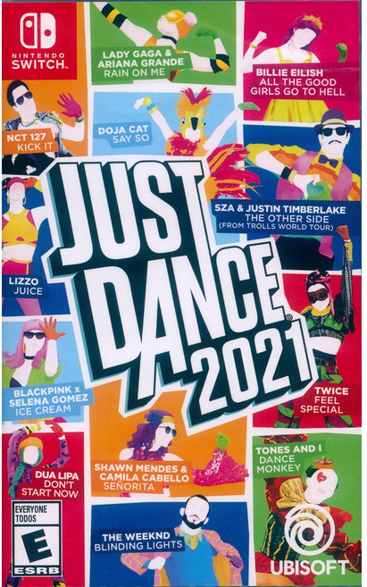Ubisoft Just Dance 2021 舞力全開 Nintendo Switch 中文版 遊戲軟體附腕帶, 1個, 舞力全開2021中文美版