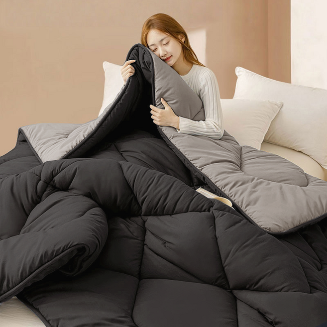 LINSHU 부드러운 차렵이불 따뜻함 유지 알러지케어