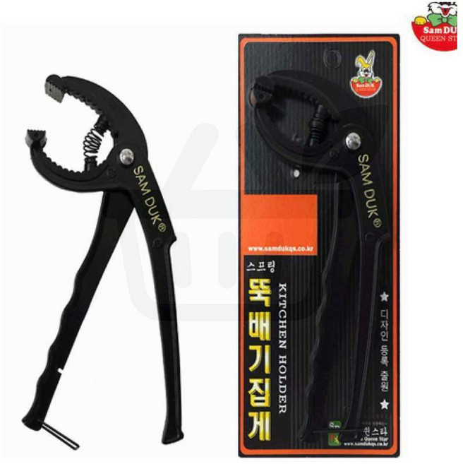 집게 뚝배기 스프링 안전 주방집게 뚝배기용 찌개 다용도 오븐 뜨거운 알루미늄 업소용