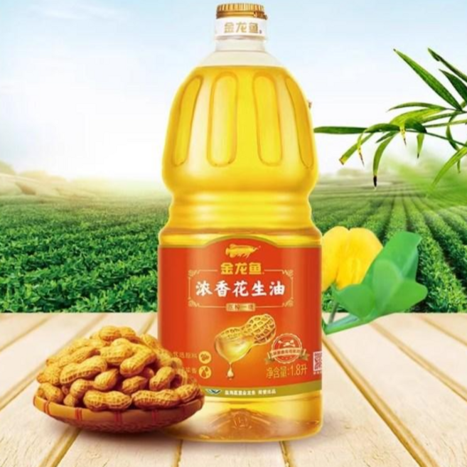 [천천중국식품] 금룡어 땅콩기름 1.8L 찐룽위 화썽유 땅콩오일, 1개