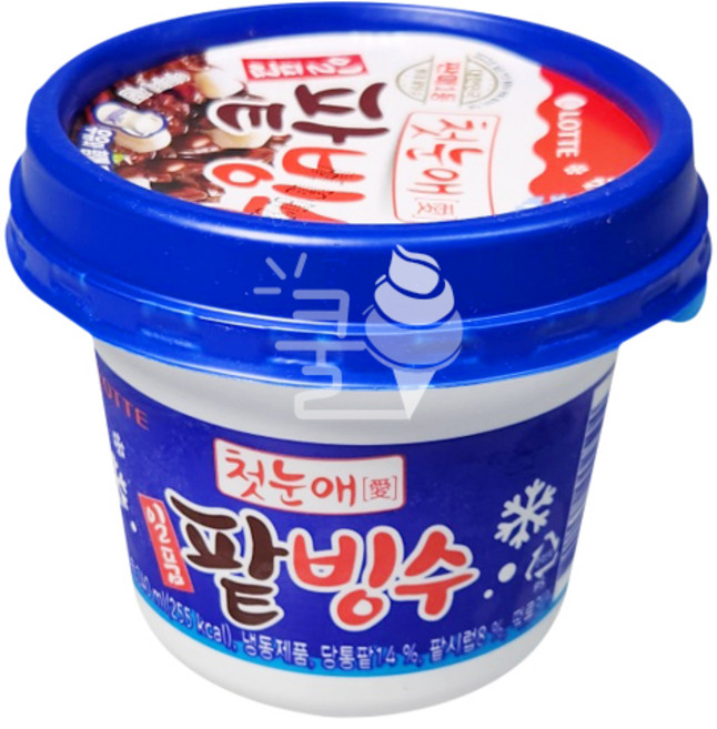 롯데제과 일품팥빙수 1박스 12개입, 240ml, 1