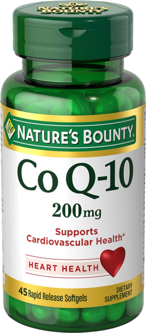 NATURE'S BOUNTY 輔酶Q10速釋軟膠囊 200mg 無麩質 無糖, 45顆, 1罐