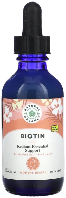 Natural Balance 액상 비오틴 래디언트 에센셜 서포트 60ml(2fl oz), Natural Balance 액상 비오틴..., 1개, 60ml - 쿠팡