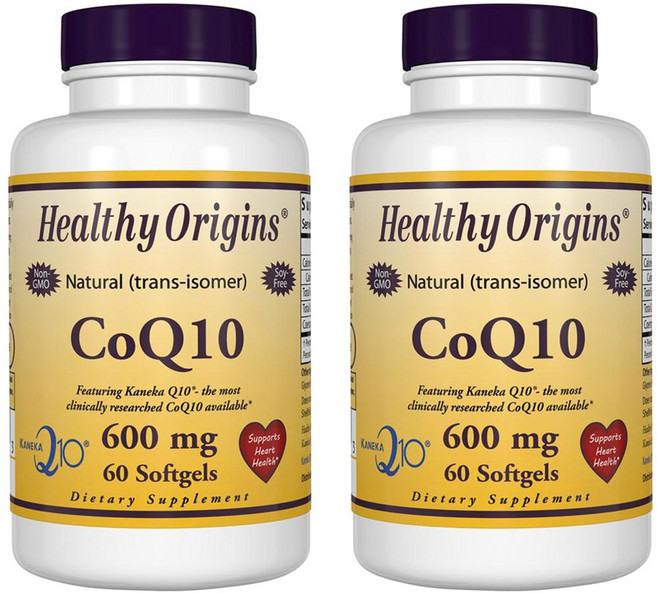Healthy Origins 輔酶Q10軟膠囊 600mg, 60顆, 2罐