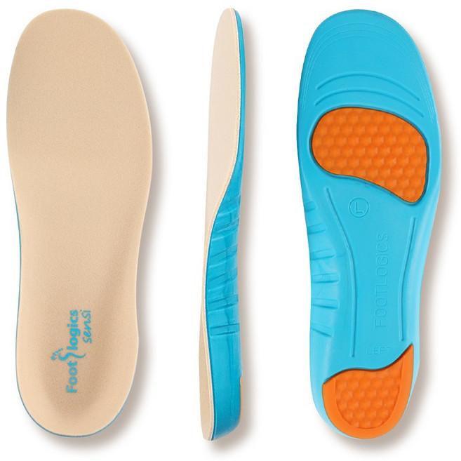 풋로직스 센시 푹신한 발편한 기능성 쿠션 평발 아치 깔창, 1개