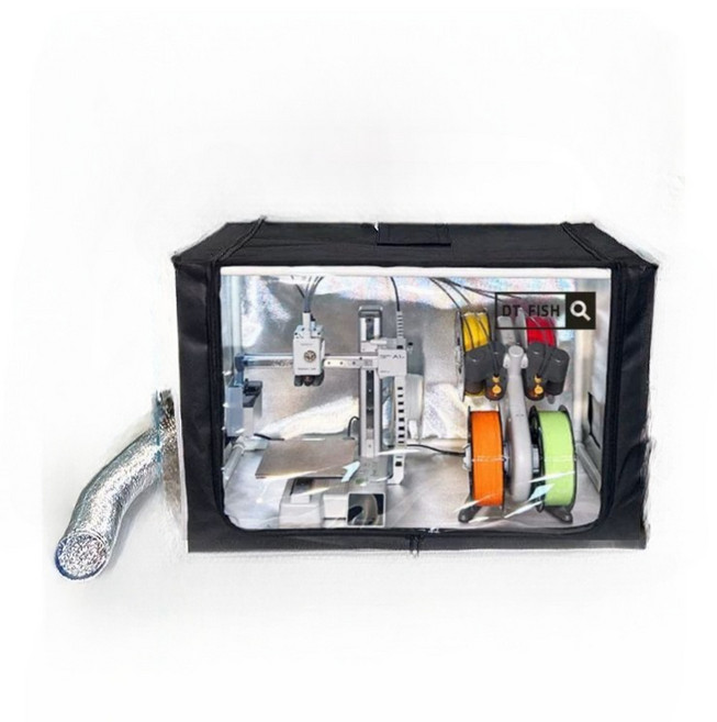 뱀부랩 단열 환기 지능형 냄새제거 배기상자 건조기능 방습 미니 가로형 탁상, 기본 색상, A1 Mini AMS 커버+배기