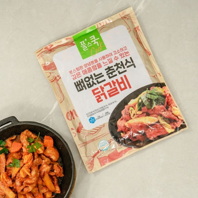 [풀무원] 뼈 없는 춘천식 닭갈비, 1kg, 1개