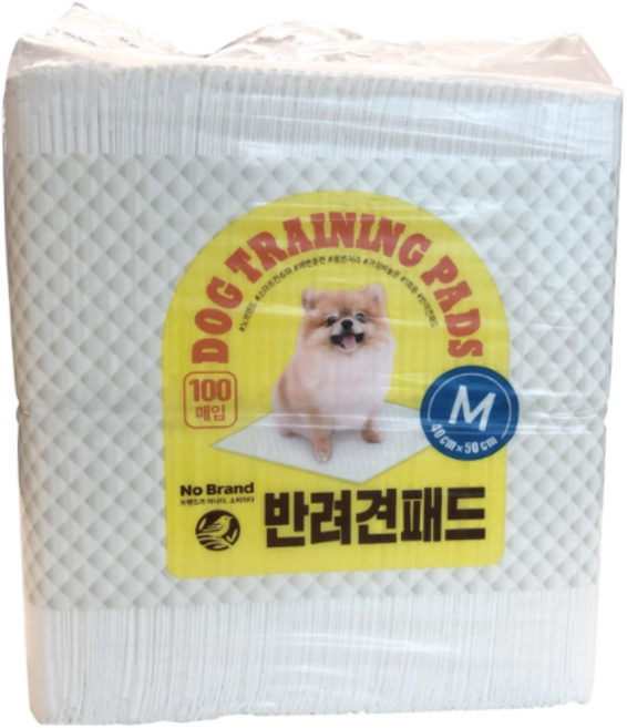 부직포형 반려견 패드 (중)40x50cmx100매, 100개입, 3개