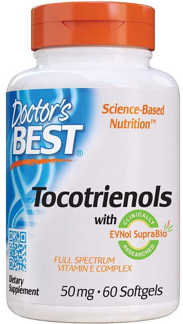 Doctor's Best 토코트리에놀 50mg 소프트젤, 1개, 60정