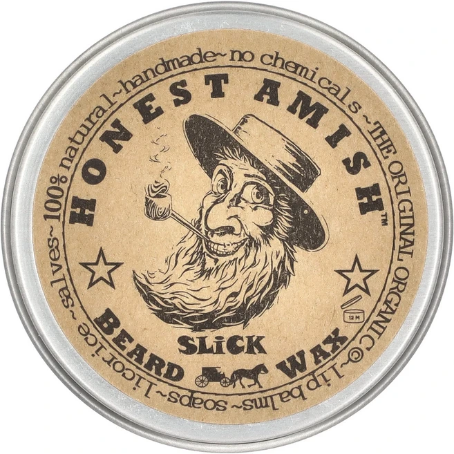 Honest Amish 슬릭 비어드 왁스 60ml(2oz), HonestAmish슬릭비어드왁스60ml2oz, 1개, 60ml - 쿠팡