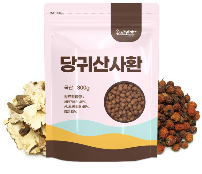 자연초 당귀산사환 300g, 2개