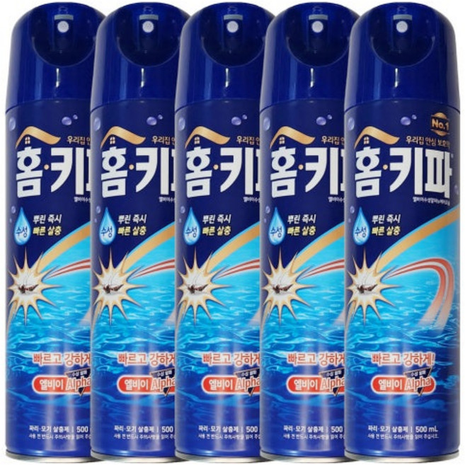 홈키파 수성 에어졸 빠르고 강한 엘비이 -H.C