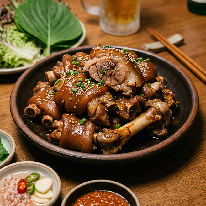 기가찬 미니 족발 300g 소포장 쫀득족발 끝판왕 돼지족 완전찐맛, 5개