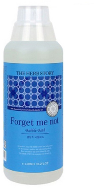 더허브스토리 버블바스 물망초, 2개, 1L