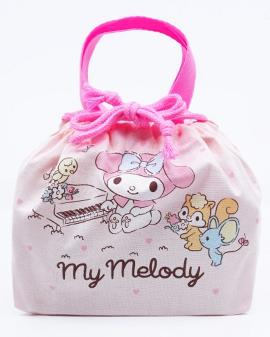 마이멜로디 뮤직 도시락주머니 가방, 1개