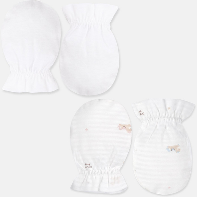 오가닉붐 손싸개 말띠 + 기본 세트 여름용