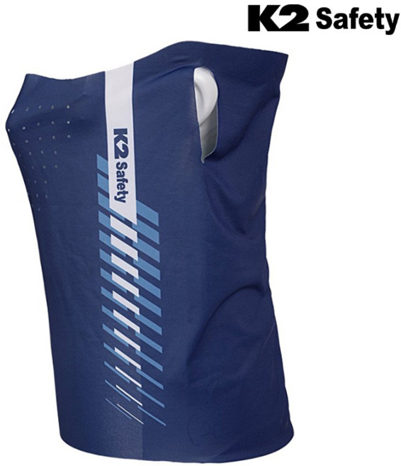 K2 Safety 자외선차단 여름 아쿠아 이어홀 타공멀티스카프 반다나 마스크, 블루, 본상품선택, 1개