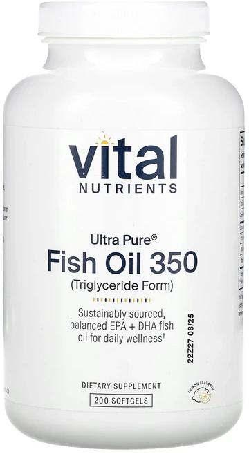 새해 첫좋은선물 Vital Nutrients 울트라 퓨어 피쉬 오일 350 레몬 소프트젤 200정 제대로 할인합니다, VitalNutrients울트라퓨어피쉬오일350레몬소프, 1개 - 쿠팡