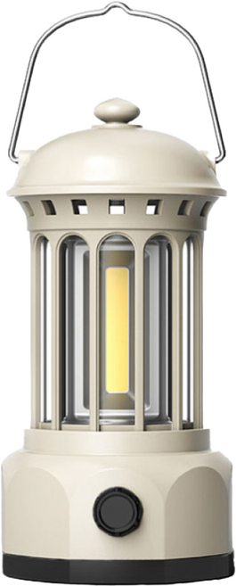 타닥 로이스토 캠핑 랜턴 IPX4등급 방수 밝기조절 4 Color 감성 LED 조명, 1개, 샌드베이지M