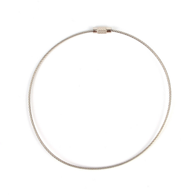 다용도 와이어로프 키체인 케이블타이 수영키링 스트랩키링 가방키링 줄, 10개