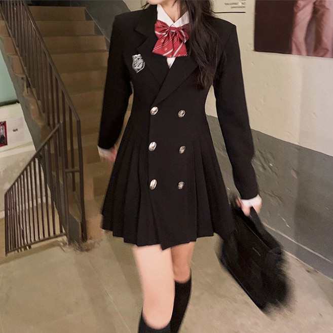 프레피룩 영국교복 스쿨 졸업사진컨셉 졸사