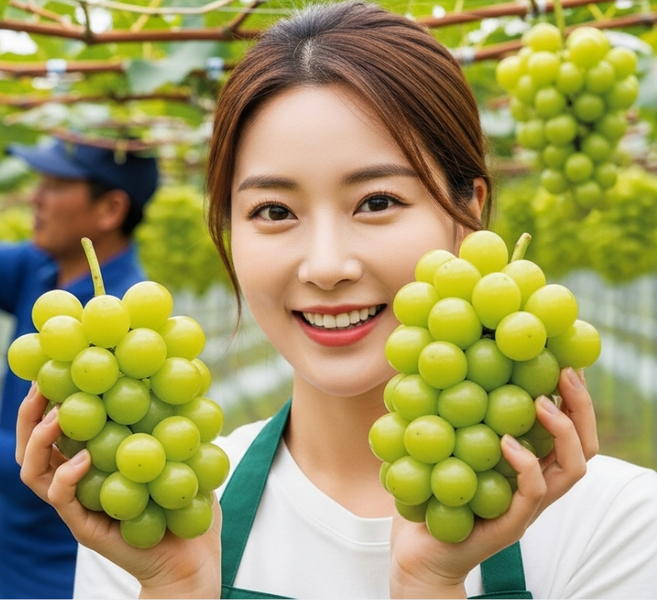 [재주문율1위] 7차완판! 18~23브릭스 초고당도 프리미엄 샤인머스캣 청포도 과즙폭발 청량함 L백화점식품관 납품용 VIP 선물용 선물 카페 레스토랑 해외수출용, 1개, [18~23브릭스] 샤인머스캣 2kg (4수)