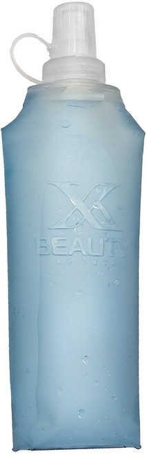 엑스뷰티 소프트플라스크 150 250 500 러닝 등산 물병 물통, 1개, 500ml, 소프트플라스크 스카이블루