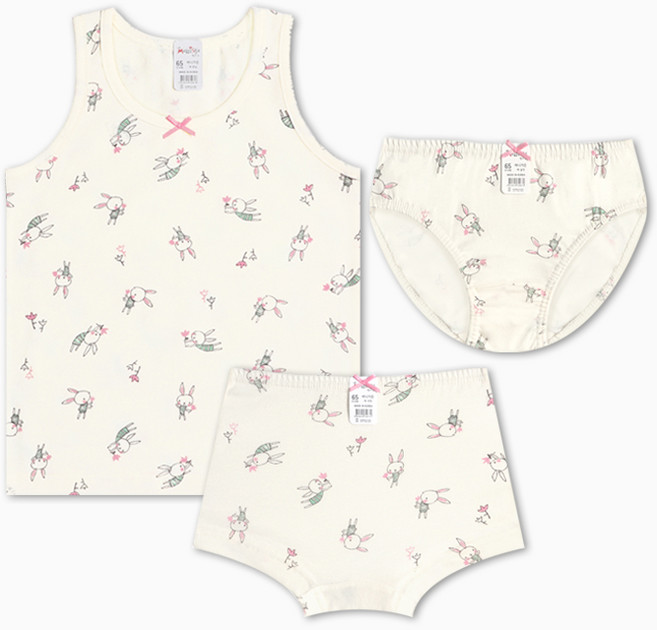 멜리스 바니가든 여아용 면스판 속옷 (런닝 사각 삼각 선택)