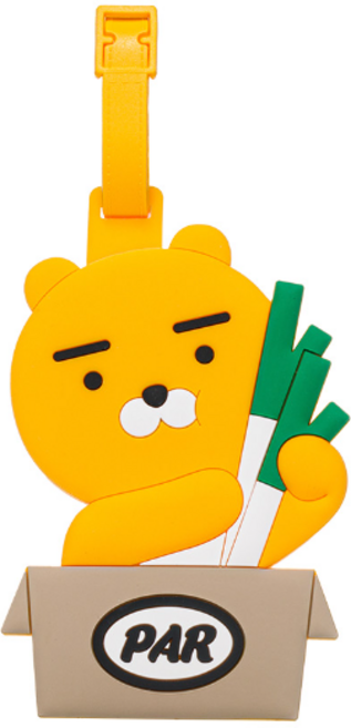 [카카오프렌즈 골프]아이콘 실리콘 네임택-라이언