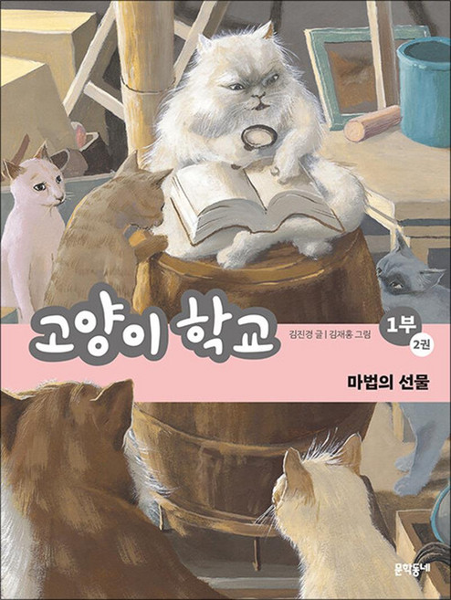 NSB9788954686334 새책-스테이책터 [고양이 학교 1부 2] -마법의 선물-고양이 2-문학동네-김진경 지음 김재홍 그림-국내창작동, 고양이 학교 1부 2