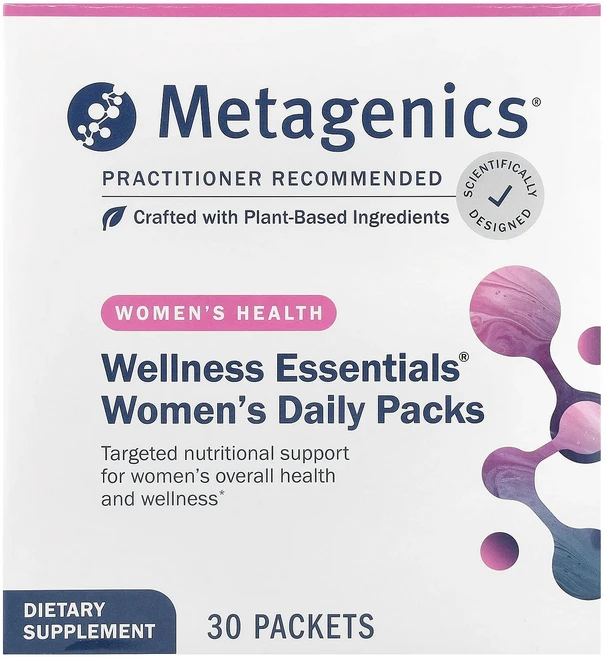 단백질 비타민 철분 마그내슘 칼슘 Metagenics Wellness Essentials® 여성 데일리 팩 30팩 고루고루섭취해주세요, MetagenicsWellnessEssentials여성 - 쿠팡