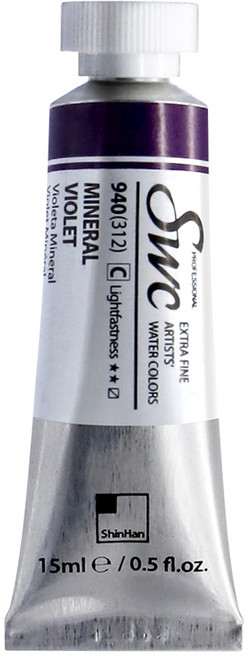 신한 전문가 수채화물감 (SWC) 15ml 낱색 C (색상선택), C_940 Mineral Violet