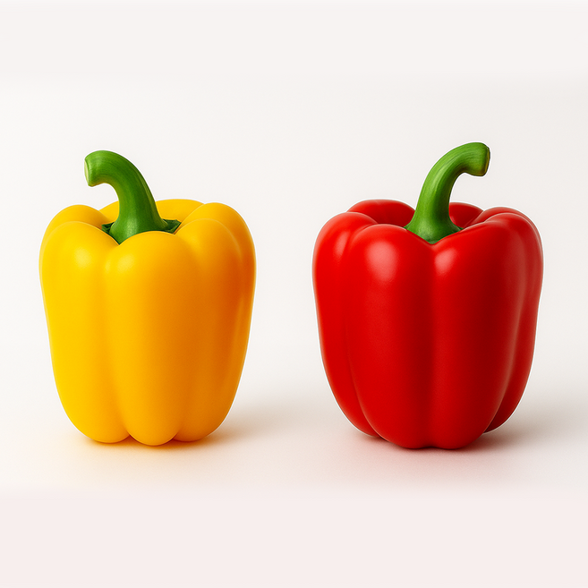 국내산 못난이 빨강 노랑 파프리카 혼합, 1개, 1kg