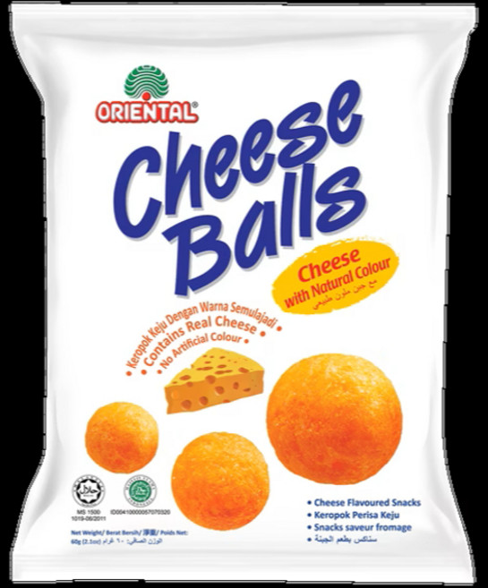 Oriental 東方芝士球, 60g, 1袋