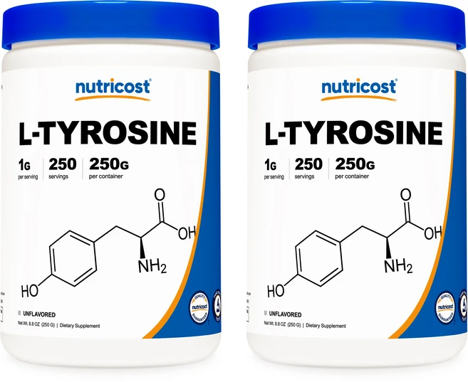 뉴트리코스트 L-티로신 파우더 250g 무맛, 250g 2개, 2개 - 쿠팡